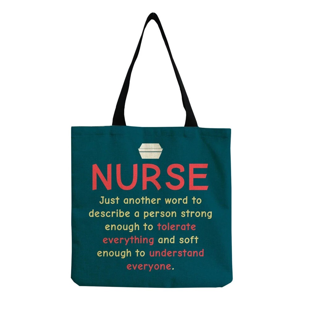 Nurse Nursing Pride Linen Tote Bag